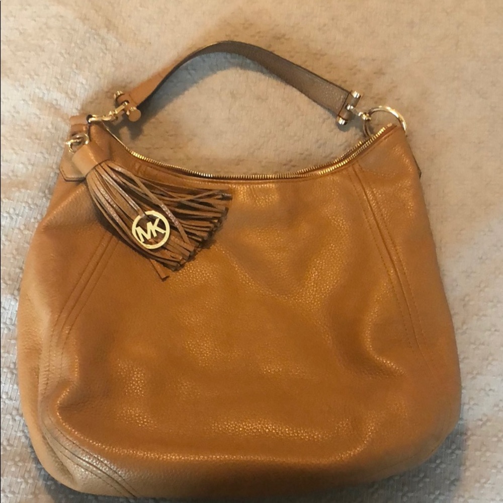 Michael Kors leather hobo purse - Picture 1 of 10